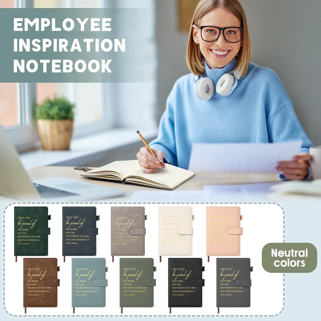 Alt view image 5 of 7 - 20 Pcs Housekeeping Appreciation Notebook Gifts, 10 Color, Proud A5 Thank You Notebooks with Pens, Back to School Appreciation Gifts for Teachers, Bulk Appreciation Gifts for Team Coworker