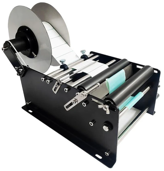 Main image of Manual Round Bottle Labeling Machine Beer Cans Wine Adhesive Sticker Labeler Label Dispenser Machine Packing Machine