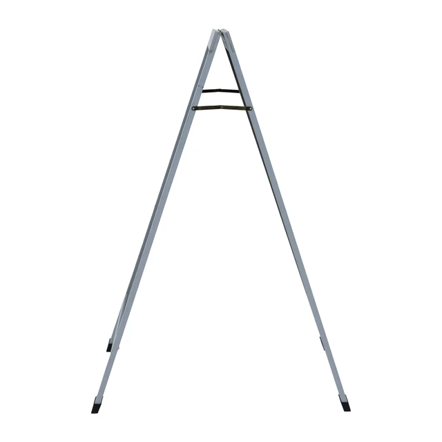 Alt view image 6 of 6 - Magnetic A-Frame Chalkboard Sign - 48- x 24-Inch - Graywashed Chalk Sandwich Board Sidewalk Sign - Indoor and Outdoor Use - 4 Pieces of Chalk - For Weddings, Events, or Everyday Displays