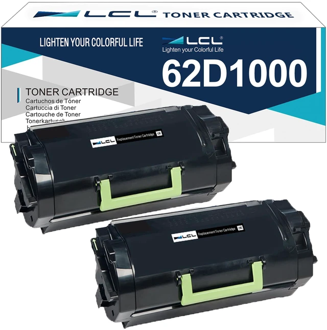 Main image of Compatible Toner Cartridge Replacement for Lexmark 621 62D1000 MX710 MX710DE MX710DHE MX711DE MX711DHE MX711DTHE MX810 MX810DE MX810DTE MX811 MX811DE MX811DTE MX812 MX812DE MX812DTE (2-Pack Black)
