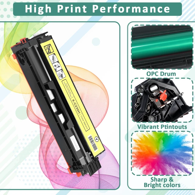 Alt view image 6 of 7 - C230 C235 Toner Cartridge (with Chip) for Xerox,Replacement 006R04394 High-Yield 4500 Pages Ink Cartridge,Compatible with Xerox C235DNI/C230DNI Color Printer 006R04386 Standard Capacity (Yellow)