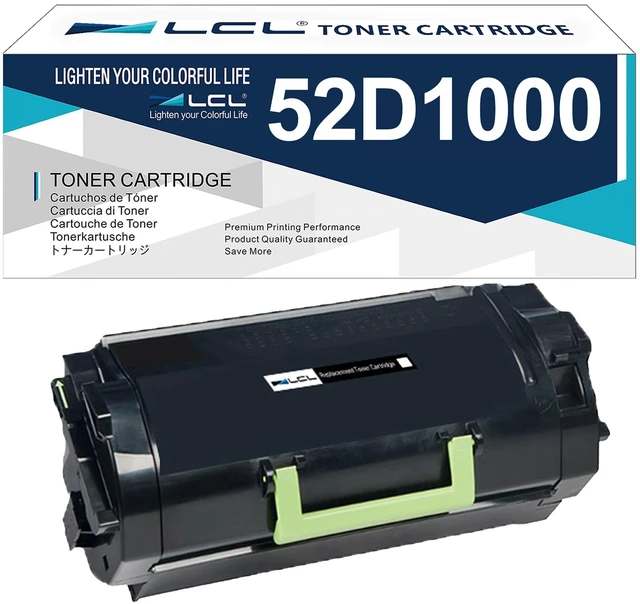 Main image of 52D1000 Compatible Toner Cartridge for Lexmark MS810 MS811 MS812 MS710 MS711 Printer, High Yield, 1-Pack Black Replacement for 521