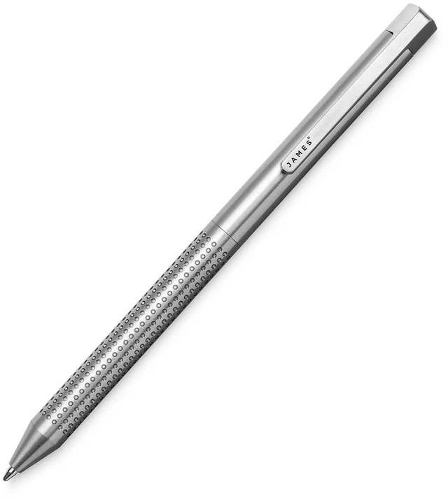Main image of Bolen EDC Twist-Retractable Pen, Slim Machined Stainless Steel Barrel Designed for Daily Carry, Stainless