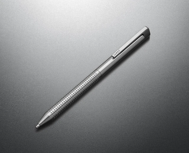 Alt view image 2 of 7 - Bolen EDC Twist-Retractable Pen, Slim Machined Stainless Steel Barrel Designed for Daily Carry, Stainless