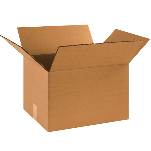 Main image of 18" x 14" x 12" Double Wall Corrugated, Heavy-Duty Cardboard, BFHD181412DW, for Shipping, Packing, Moving and Storage, Kraft (Pack of 15)
