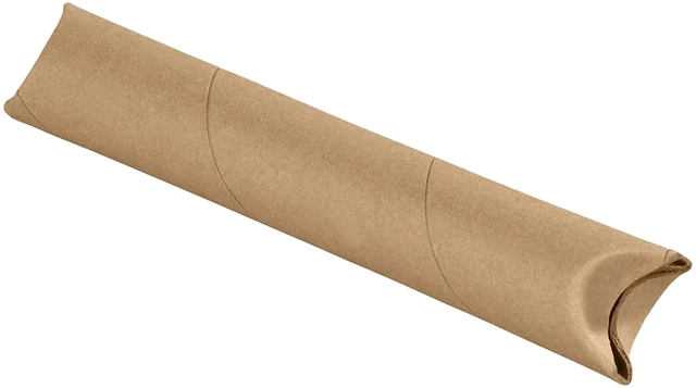 Main image of Cardboard Tubes 24x2x2 with Foldable Ends, 50-Pack Cardboard Tubes 24"L x 2"W x 2"H with Foldable Ends for Posters, Blueprints, Artwork & Storage, 50-Pack