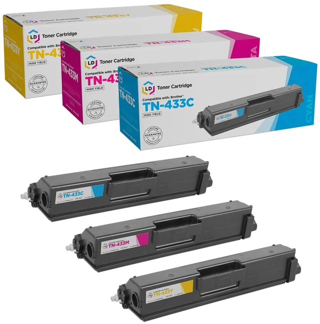 Main image of Products Compatible Toner Replacement for Brother TN433 (Cyan, 3-Pk)