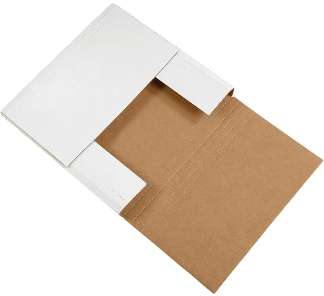 Main image of Mailer Boxes Medium 12 1/2"L x 12 1/2"W x 2"H 50-Pack - Corrugated Cardboard for Shipping, Moving, Mailing, Packing, Packaging and Storage
