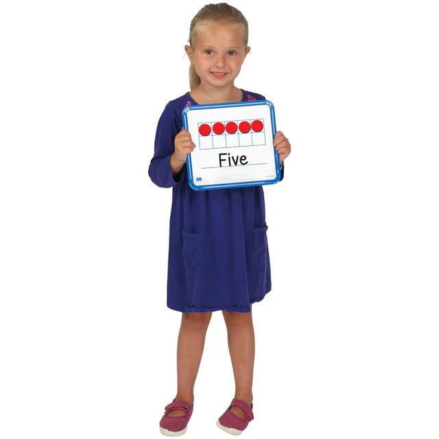 Alt view image 2 of 3 - Magnetic Ten Frame Dry-Erase Boards: Set of 10