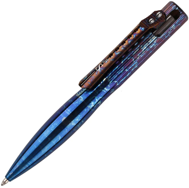 Main image of Titanium Bolt Action Pen, Multicolor Weighted Metal Body Supports Steady Writing, with Refillable Design for Office Notes, Signatures, and Daily Carry