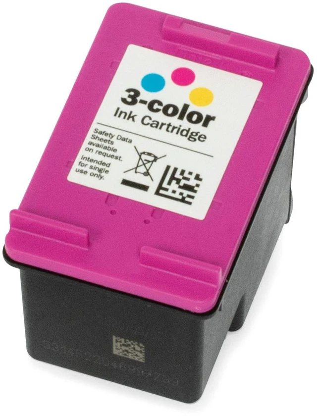 Main image of 153562 e-Mark Replacement Ink Cartridge, Multicoloured with up to 5000 Impressions, Easily Exchangeable,Pink Black,4 x 3 x 3
