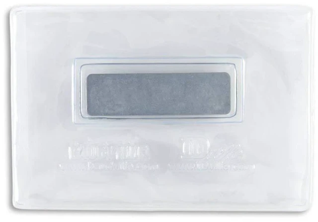 Main image of Clear Vinyl Magnetic Badge Holder - Vertical or Horizontal, Credit Card Sized, (3x2 inch) - 25 Pack