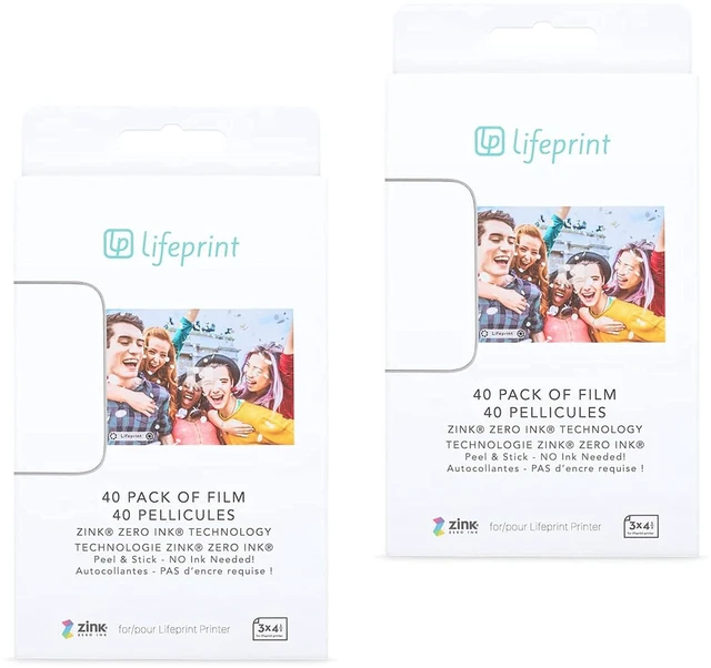 Main image of 3x4 Premium Zink Instant Print Photo Paper (80 Pack) Compatible with 3x4 Printers