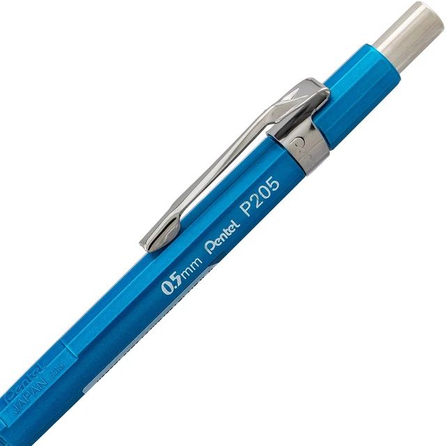 Alt view image 4 of 7 - Sharp Mechanical Pencil, (0.5mm), Metallic Blue Barrel, Box of 12 Pencils (P205MC)