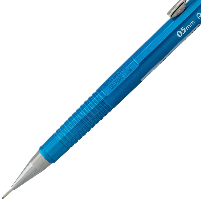 Alt view image 5 of 7 - Sharp Mechanical Pencil, (0.5mm), Metallic Blue Barrel, Box of 12 Pencils (P205MC)