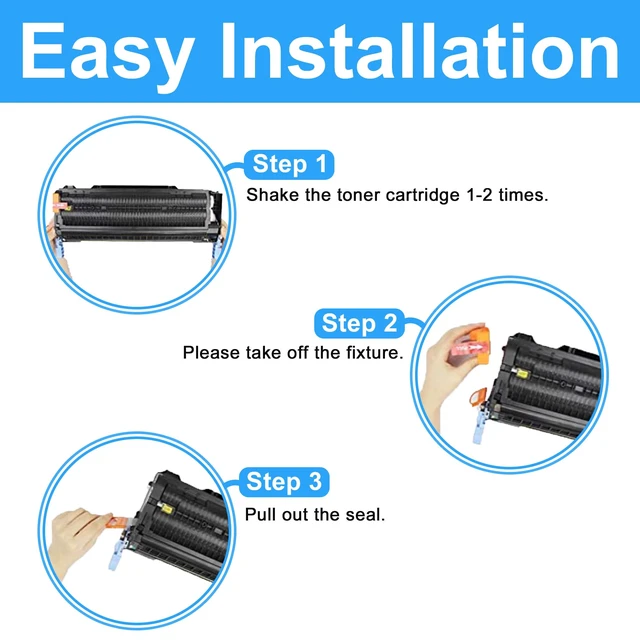 Alt view image 3 of 7 - Remanufactured Toner Cartridge Replacement for HP 645A C9730A 5500 5500n 5500dn 5500dtn 5500hdn 5550 5550n 5550dn 5550dtn 5550hdn (1-Pack Black)