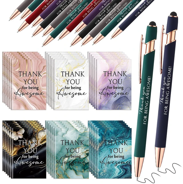 Main image of 240 Pcs Employee Appreciation Gift Leather Notebook and Pen