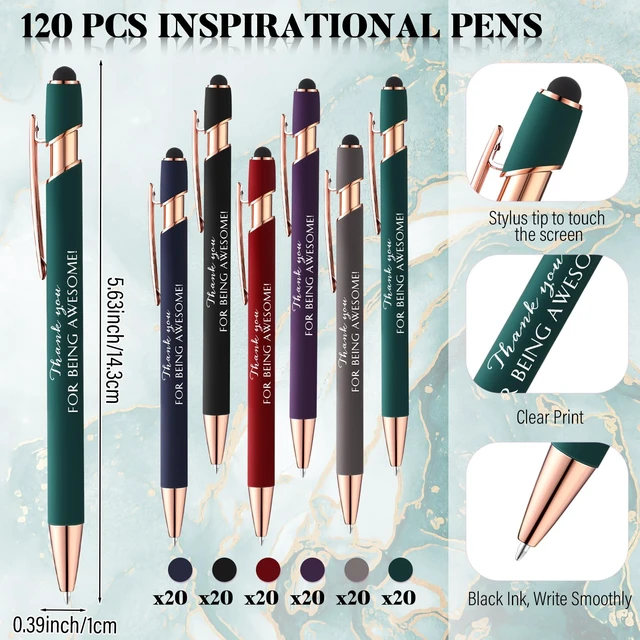 Alt view image 3 of 7 - 240 Pcs Employee Appreciation Gift Leather Notebook and Pen