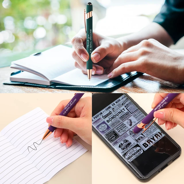Alt view image 4 of 7 - 240 Pcs Employee Appreciation Gift Leather Notebook and Pen