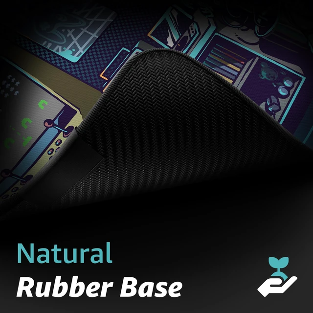 Alt view image 5 of 7 - ® Extended Gaming Mouse Pad XXXL 45" x 20" 5mm Thick, Waterproof Surface, Smooth Polyester Fabric, and Natural Rubber Base Nostalgia