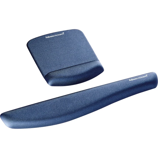 Alt view image 7 of 7 - PlushTouch Foam Mouse Pad Wrist Support with MICROBAN - Blue (9287301) (Pack of 4)