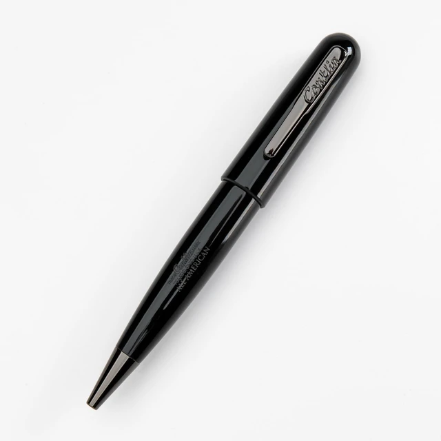 Main image of All American Ballpoint Pen in Raven Black Sleek Design & Superior Craftsmanship Ideal Gift for Professionals & Pen Collectors