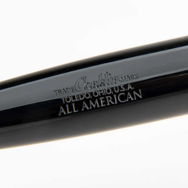 Alt view image 3 of 7 - All American Ballpoint Pen in Raven Black Sleek Design & Superior Craftsmanship Ideal Gift for Professionals & Pen Collectors