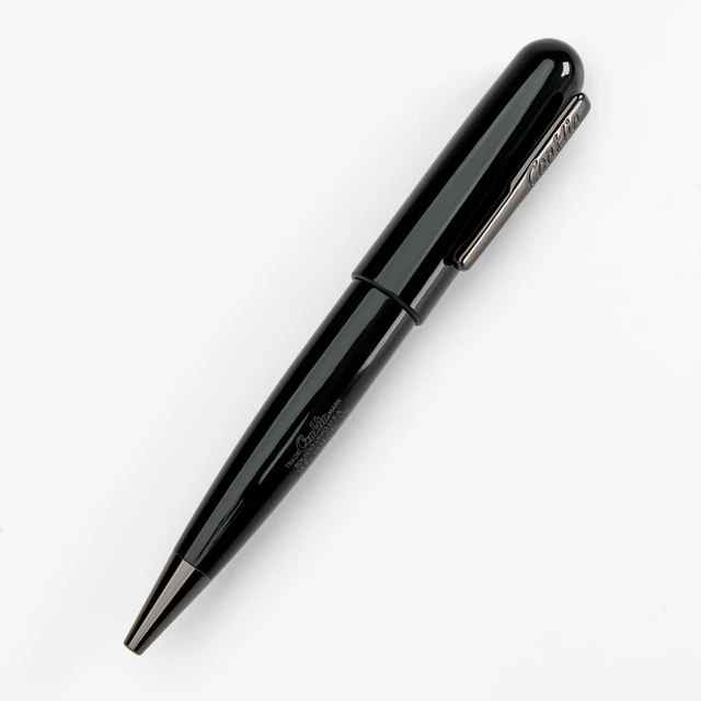 Alt view image 6 of 7 - All American Ballpoint Pen in Raven Black Sleek Design & Superior Craftsmanship Ideal Gift for Professionals & Pen Collectors