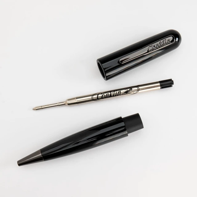 Alt view image 7 of 7 - All American Ballpoint Pen in Raven Black Sleek Design & Superior Craftsmanship Ideal Gift for Professionals & Pen Collectors