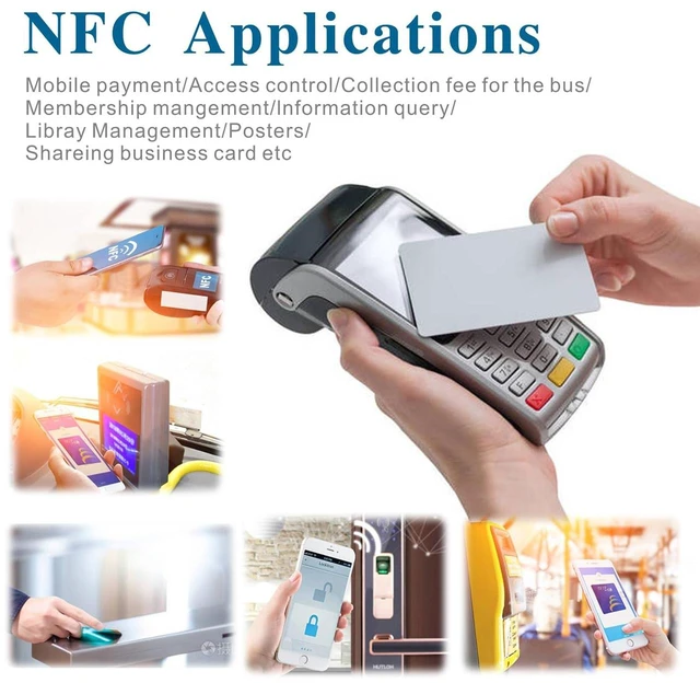 Alt view image 6 of 7 - 200pcs Tags Ntag213 NFC Card Programmable NFC Cards NFC 213 Tags Writable NFC Chips 144 Bytes Memory NFC Tags iPhone Compatible with All NFC-Enabled Phones and Devices