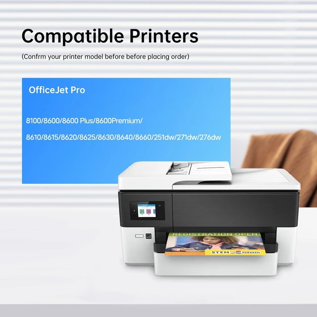 Alt view image 2 of 7 - 950XL Black Ink Cartridges Combo (High Yield 2-Pack) Compatible Replacement for HP 950 951 Ink Cartridges Combo Pack Use with HP OfficeJet Pro 8600 8610 8620 8100 8630 8660 8640 8615 76DW 251DW