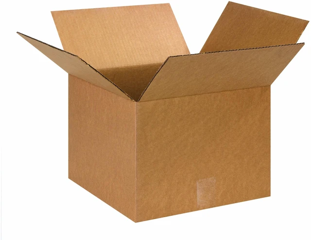 Main image of Shipping Boxes Medium 13"L x 13"W x 10"H 25-Pack - Corrugated Cardboard for Moving, Mailing, Packing, Packaging and Storage