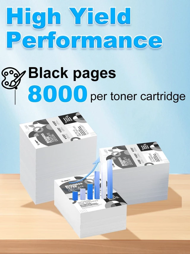 Alt view image 3 of 6 - 4 Pack TN650 Black Toner Cartridge Compatible for Brother TN650 TN580 TN620 Work with MFC-8480DN MFC-8660DN MFC-8670DN HL-5340D 5350DN Printer TN650 TN580 TN620 TN550 High Yield Toner-4 Pack