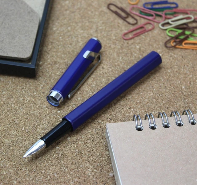Alt view image 2 of 2 - 849 0842-159 Fountain Pen, EF Extra Fine Point, Blue, Dual Use Type