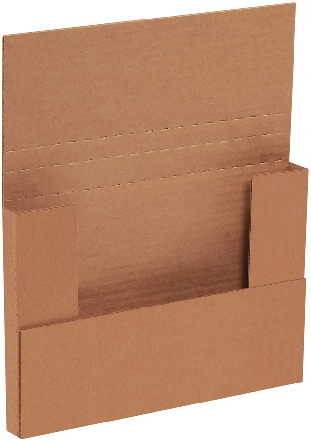 Main image of Mailer Boxes Small 9 5/8"L x 6 5/8"W x 1 1/4"H 50-Pack - Corrugated Cardboard for Shipping, Moving, Mailing, Packing, Packaging and Storage