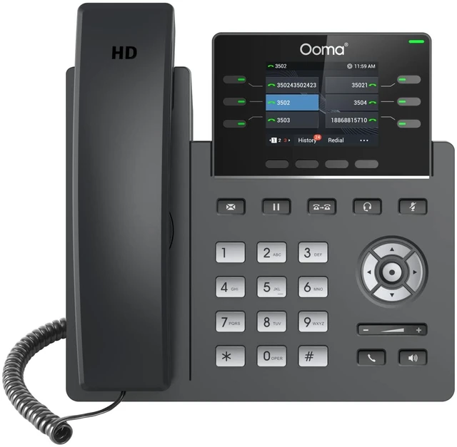 Main image of Provisioned 2613 IP Office Phone. Works Ony with Office Cloud-Based VoIP Phone Service with Virtual Receptionist, Desktop and Mobile app, Videoconferencing. Subscription Required