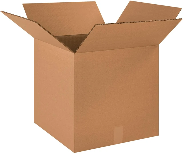 Main image of 18x18x18 Heavy Duty Double Wall Boxes, 10-Pack Heavy Duty Double Wall Boxes 18"L x 18"W x 18"H Corrugated Cardboard for Shipping, Packing & Storage, 10-Pack