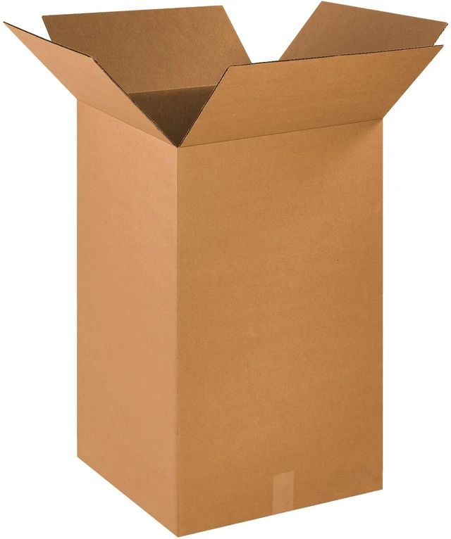 Main image of Shipping Boxes Tall 18"L x 18"W x 30"H 10-Pack - Corrugated Cardboard for Moving, Mailing, Packing, Packaging and Storage