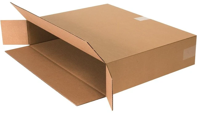 Main image of Side Loading Shipping Boxes Medium 24"L x 5"W x 18"H 25-Pack - Corrugated Cardboard for Moving, Mailing, Packing, Packaging and Storage