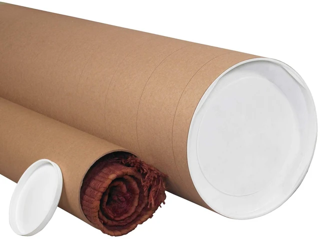 Alt view image 4 of 4 - P5024KHD Jumbo Mailing Tubes, 5" x 24", Kraft (Pack of 15)