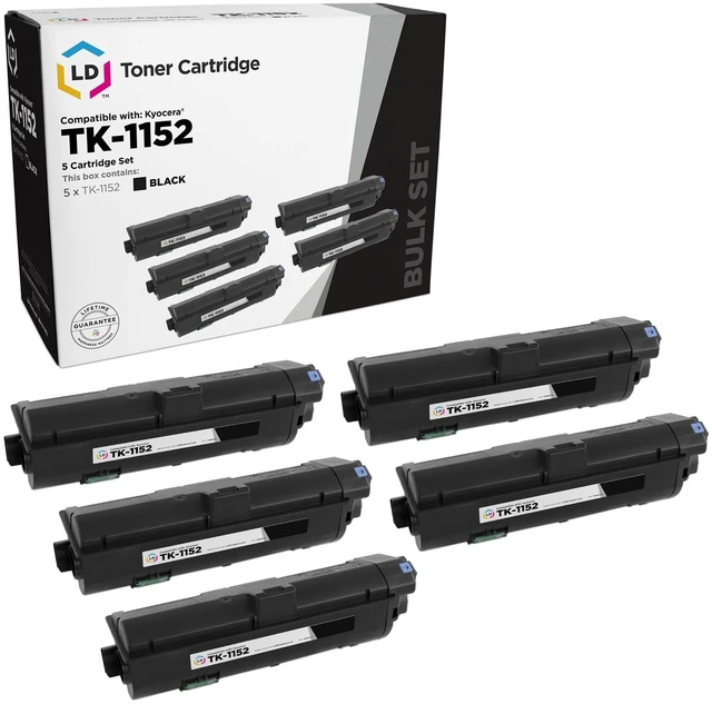 Main image of Products Compatible Toner Replacement for Kyocera TK-1152 (Black, 5-Pk)