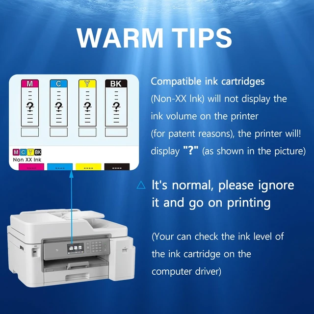 Alt view image 5 of 7 - LC3039 BK/C/M/Y Ink Cartridges 5Pack Replacement for Brother LC3039 XXL Ink Replacement for Brother LC3039BK LC3039C LC3039M LC3039Y Ink MFC-J5845DW MFC-J6945DW MFC-J6545DW MFC-J5945DW Printer