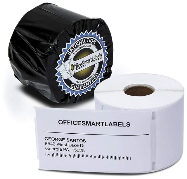 Main image of 2-5/16 x 4 inch Shipping Labels, 12 Rolls Compatible with 30256, 300 per Roll