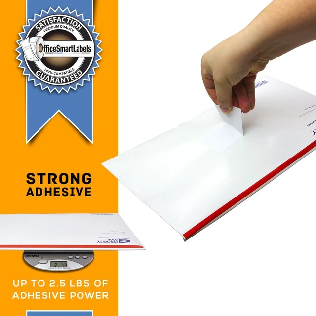 Alt view image 2 of 6 - 2-5/16 x 4 inch Shipping Labels, 12 Rolls Compatible with 30256, 300 per Roll