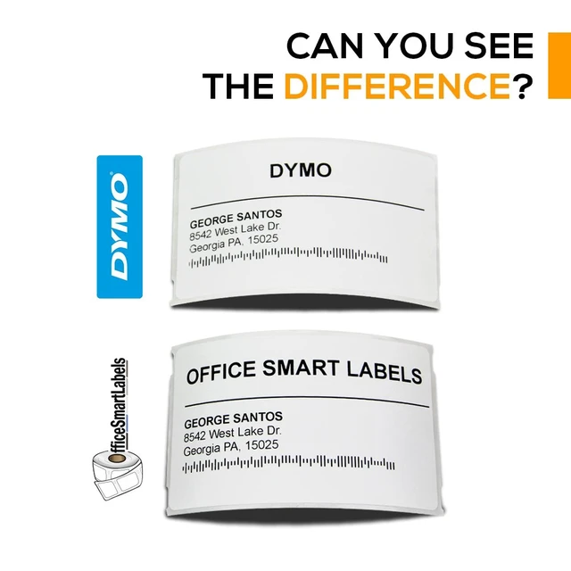 Alt view image 4 of 6 - 2-5/16 x 4 inch Shipping Labels, 12 Rolls Compatible with 30256, 300 per Roll