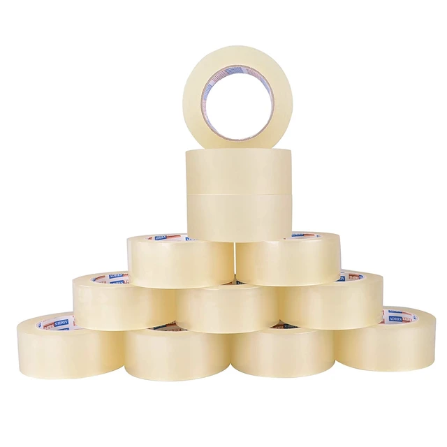 Alt view image 2 of 5 - Packing Tape Shipping Tape Packaging Tape for Moving Boxes 1.88 Inch x 100 Yards x 2.7 Mil, 60 Rolls