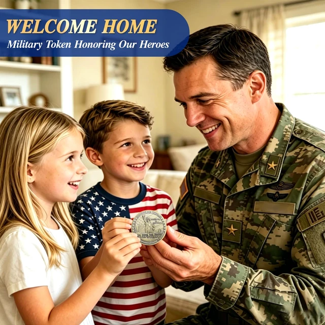 Alt view image 6 of 7 - 100 Pcs Statue of Liberty Military Challenge Coins Veterans Prayer Tokens Veteran Appreciation Gift for Veterans Day Retirement Homecoming Service Recognition Memorials and Patriotic Events