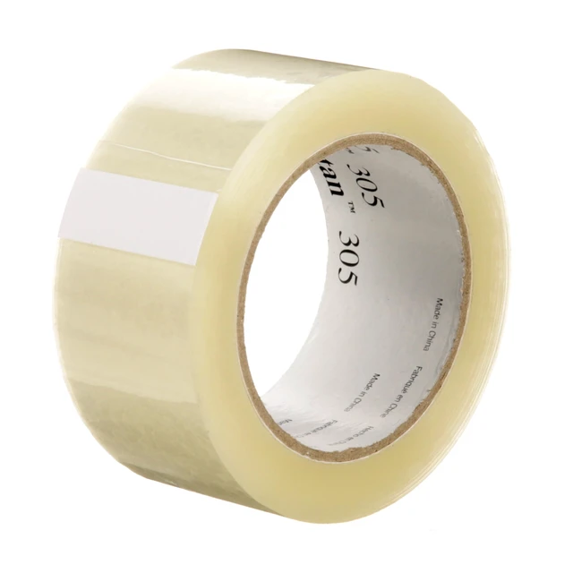 Alt view image 3 of 7 - Tartan Box Sealing Tape 305, Clear, 1.88 in x 109.36 yds (48 mm x 100 m) 36 Rolls/Case, Light Duty, Durable
