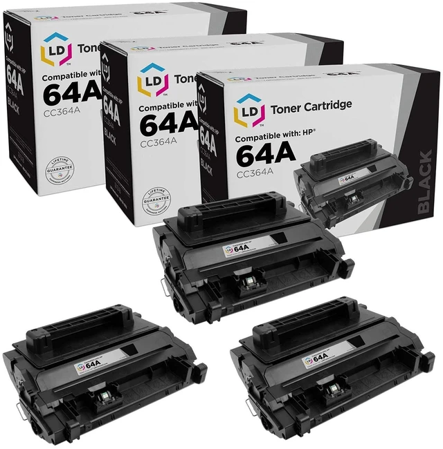 Main image of Products Compatible Toner Replacement for HP 64A (Black, 3-Pk)
