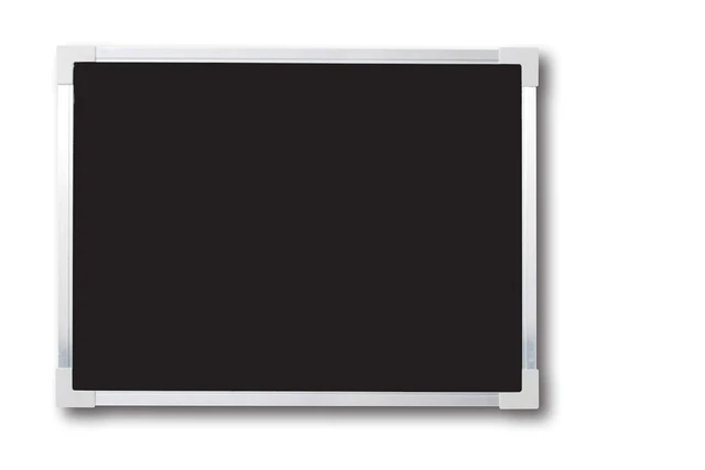 Alt view image 2 of 3 - 36" x 48" Aluminum Framed Black Chalkboard, Large Surface, Wall Decor, Chalkboard Sign, Wall Mount, Menu Board
